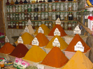 Spice market in Morocco